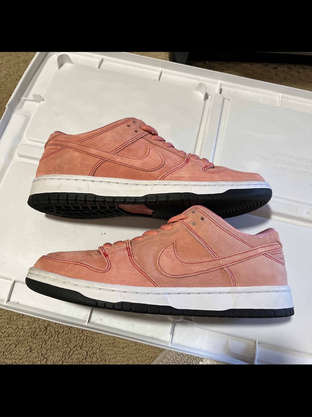 Nike Dunk Low SB “Pink Pig” Shoes CV1655-600 Size 9